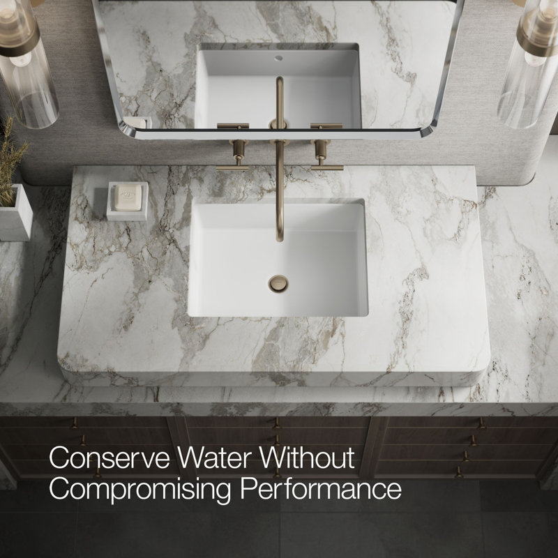 Purist® Wall Mounted Bathroom Faucet, Vibrant Brushed Bronze, Lever Handle