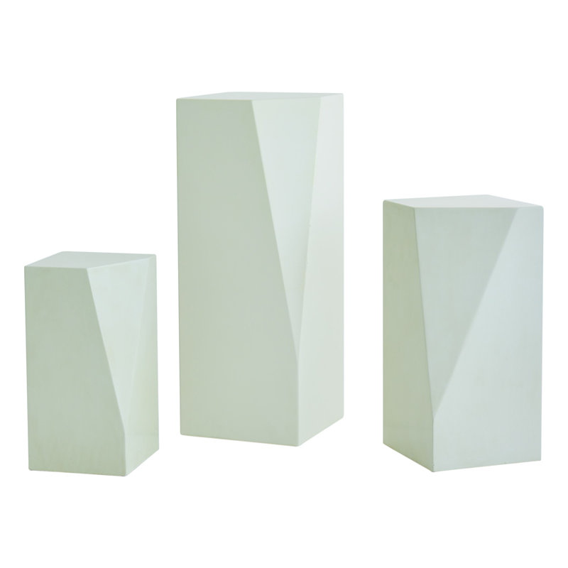 Facet Pedestal, 42.25" H x 16" W x 16" D