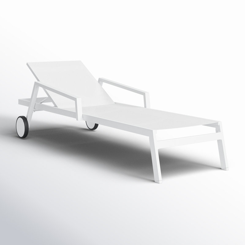 Bondi Outdoor Chaise Lounge, White
