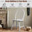 Abyade 18'' H Solid Wood Side Chair