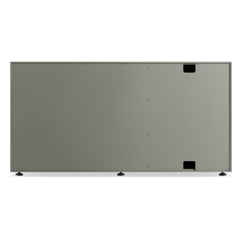 Superchoice 1 Door/3 Drawer Credenza, Gray Green