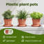 Round Flower Pot 24 Pcs Plastic-1534420391-1534420394