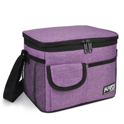 Tirrinia Insulated Lunch Box, Leakproof Thermal Reusable Lunch Bag with 4 Pockets, Back to School