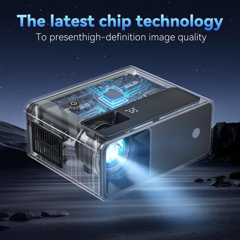 Mini Projector Portable Phone Projector, 1080p Supported Small Movie Projector, Compatible With Android/ios, Tv Stick, Laptop, Hdmi/usb Interface