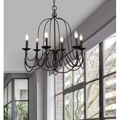 Angolemi 6 - Light Dimmable Chandelier
