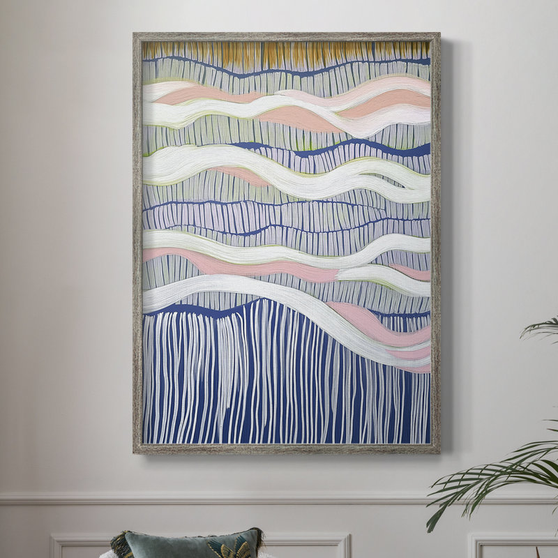 ABSTRACT Series CMXXV Framed Print - Solid Wood, 11" H x 9" W