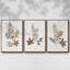 Feuilles d'automne I - Ensemble de 3 cadres photo sur toile-97757149-97757145