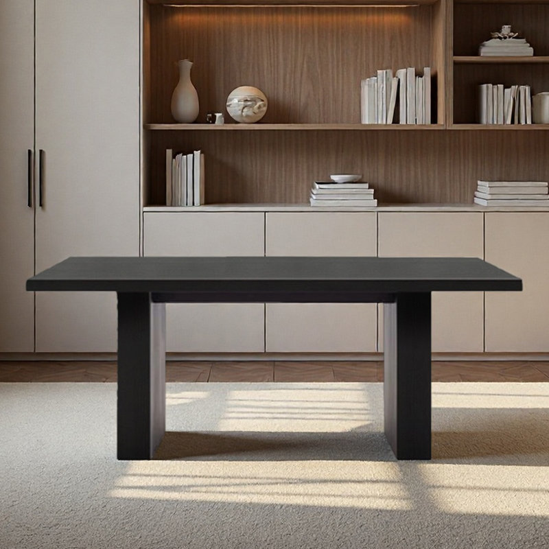 Bureau Buariki, H 29,53 po x l 55,12 po x P 27,56 po, Noir