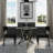 36 Inch Clear Tempered Glass Round Dining Table With Polished Metal Base-21971530