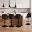 Tabouret de bar et de comptoir pivotant rembourré à hauteur réglable avec repose-pieds-936323306-936122565