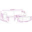 Canapé-lit 2 places avec tabouret Vidaxl-97839713