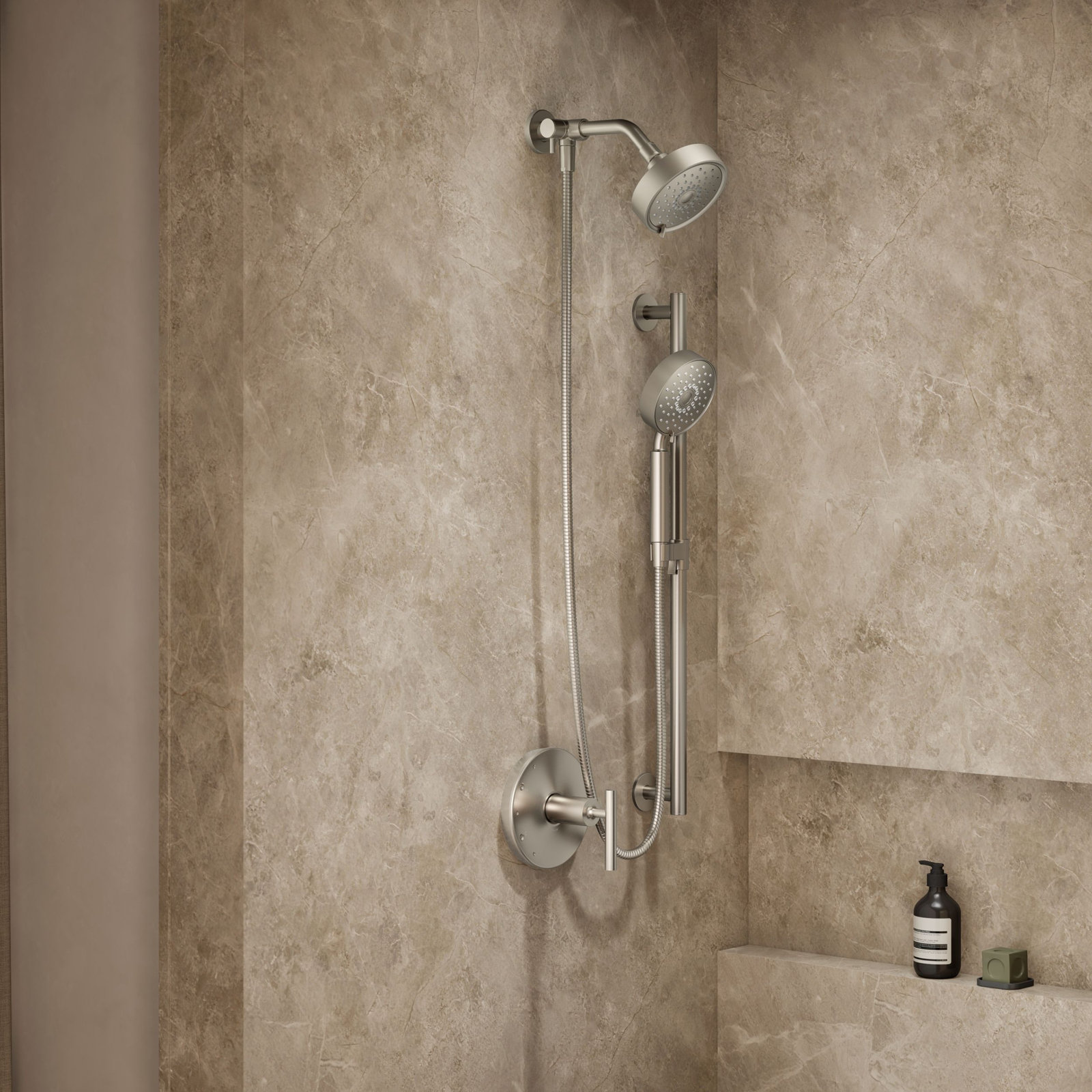 Purist Performance 2.5 GPM Showering Kit, Vibrant Brushed Nickel