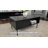 Dimattia Black Fluted Coffee Table with Storage