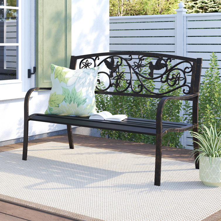 Beaucaire Steel Traditional Bench