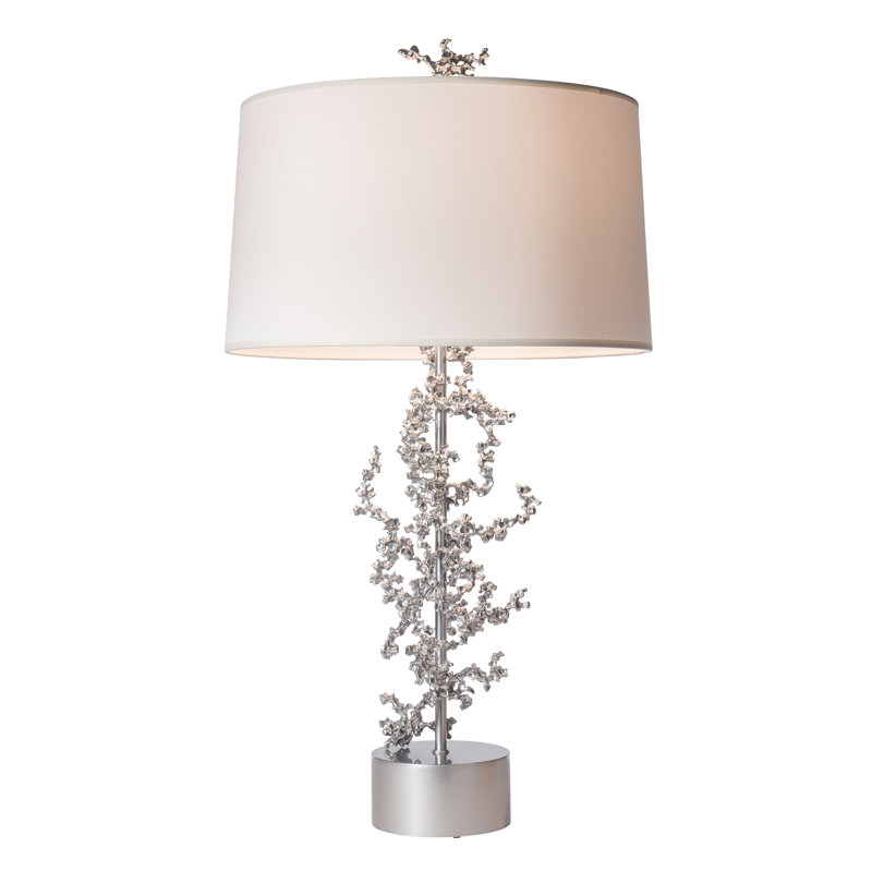 Coral Table Lamp, Sterling, Sterling