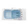 Baignoire combinée sans rendez-vous 52 po. X 32 po. Transfert