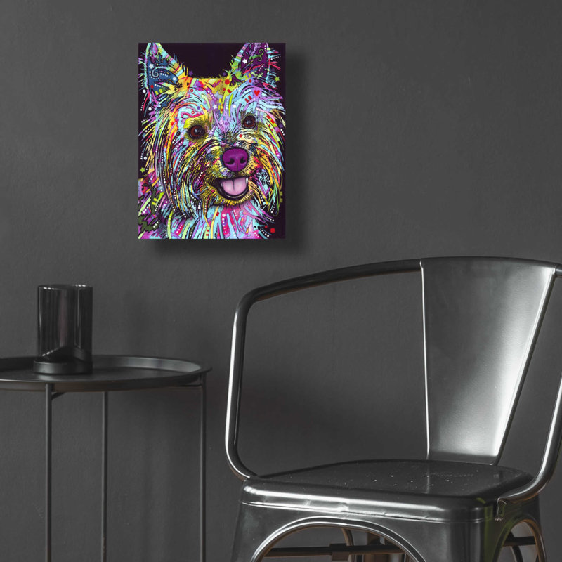 Yorkie 1 par Dean Russo - impression sans cadre, L 12 po x H 16 po