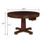 Table ronde et table de poker