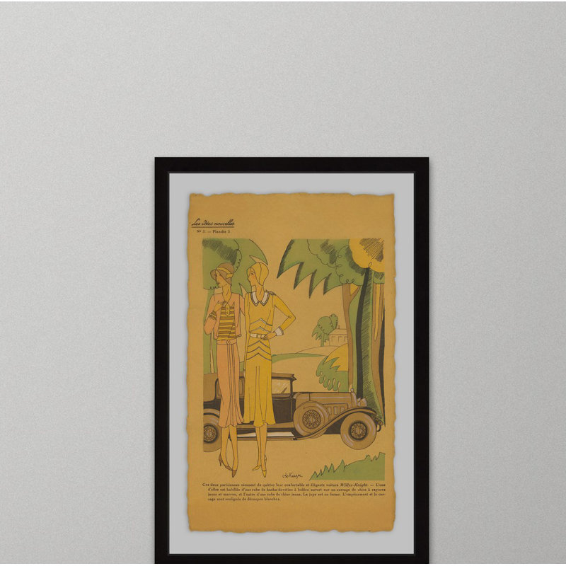 Gal Pals - Single Picture Frame Print, 91 cm H x 61 cm W x 4 cm D