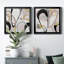 «Rumble Golden I», ensemble de 2 impressions sur toile encadrées-1990074157-1990074149