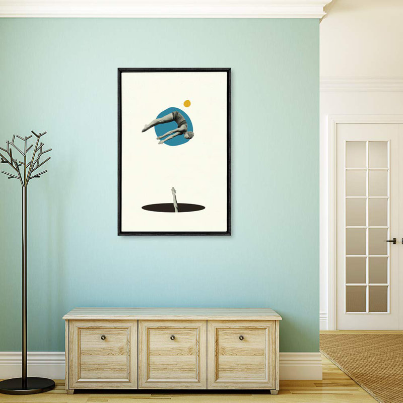 Jump, Black, 24" H x 16" W