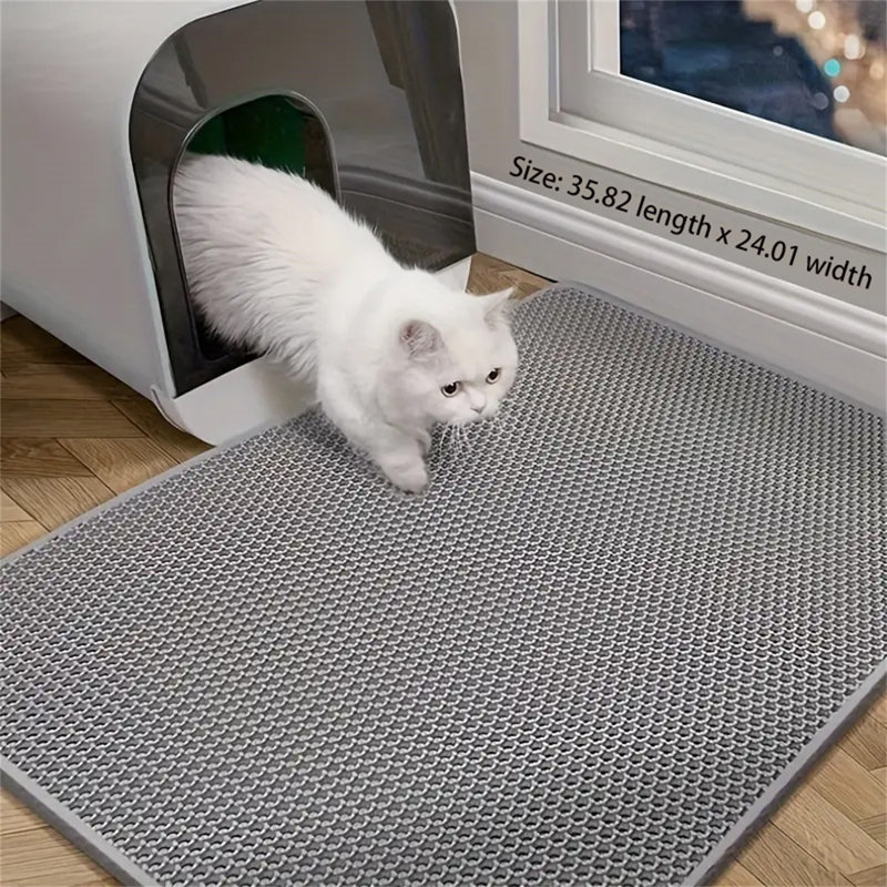 Tapis de litière en plastique, H 0,3 po x l 35,82 po x P 24,01 po