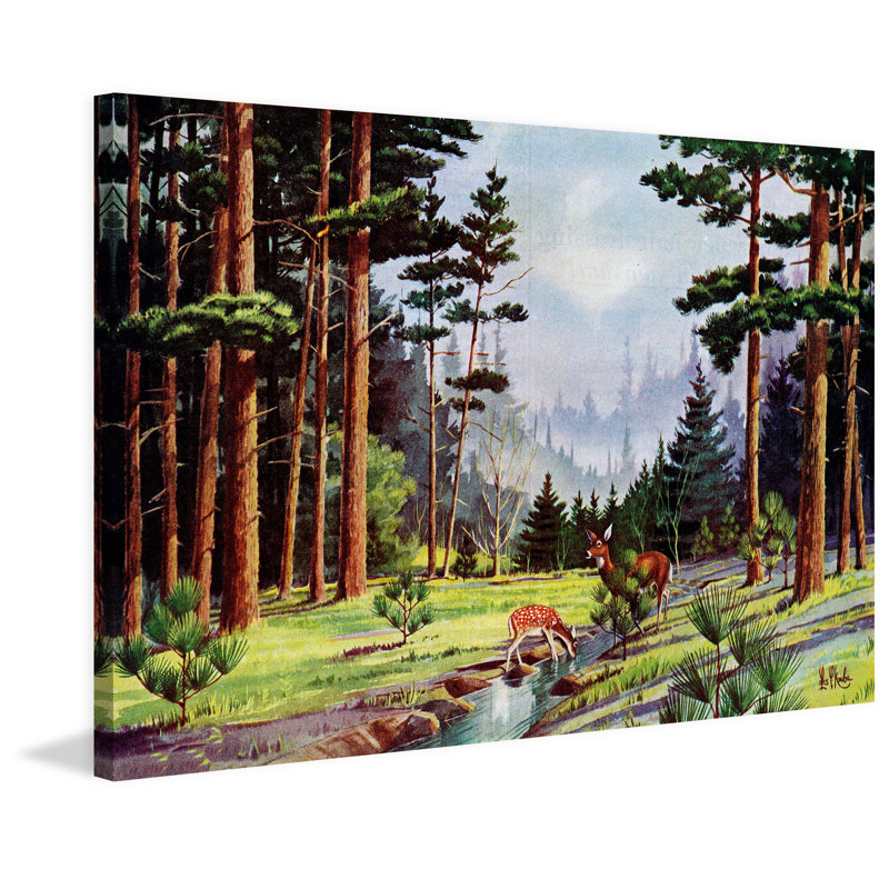 « minnesota thés », reproduction d’art sur toile tendue, H 30 po x l 45 po x P 1,5 po