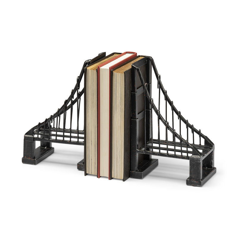 Ornate Traditional Metal Bookends