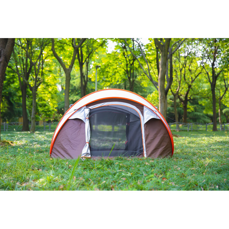 Tente avec sac de transport, Blanc, 4 Personnes