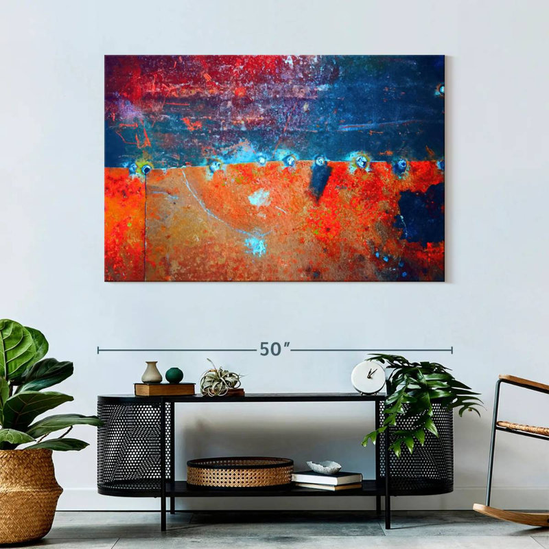 Avery Rust Abstract, 32" H x 48" W
