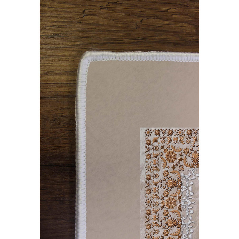 Premium Hall Carpet, 2.6 x 4.9 Feet, 100% Polyester, 650 gr/m² | Antibacterial, Non-Slip PVC Dot Underside, 0.3 in Pile Height | Machine Washable, 3D Digital Print, Durable & Stylish for Home Décor