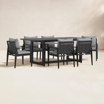 Trosclair 79" Patio Dining Set
