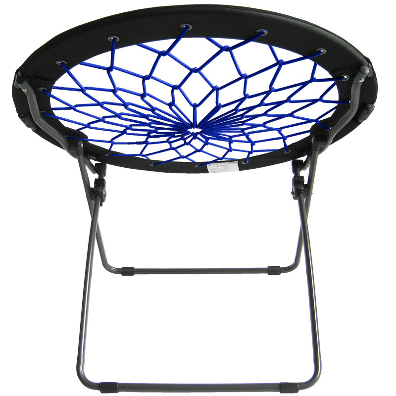 Fabric Padded Camping / Beach Folding Chair Folding Chair, Indigo 