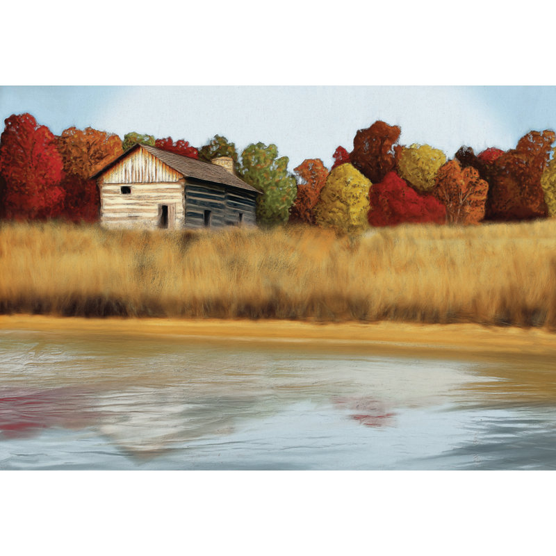 Cabin Fever - Wrapped Canvas Painting, 51cm H x 76cm W x 3.8cm D