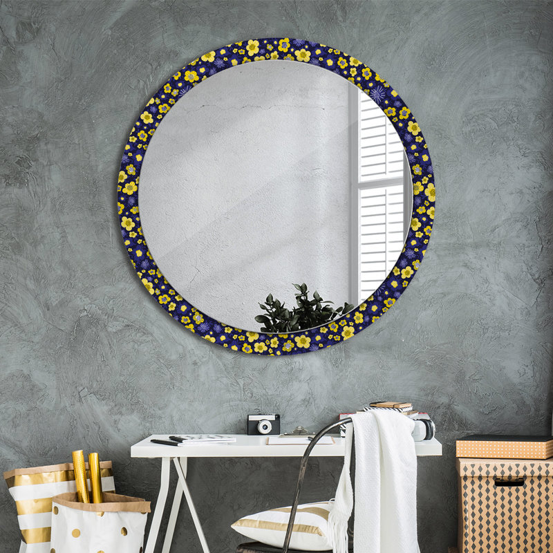 Huldar Glass Flat Wall Mirror