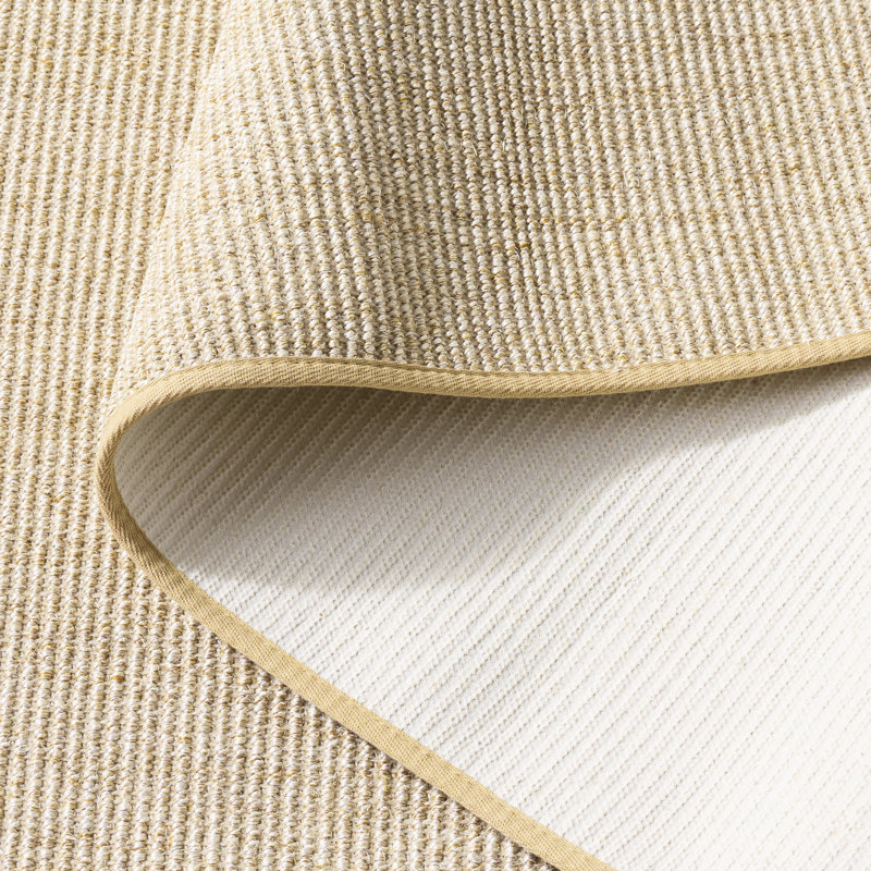 Tapis ivoire en sisal / jute Martha Stewart, Tapis de couloir 1 pi 10 po x 5 pi, Ivory