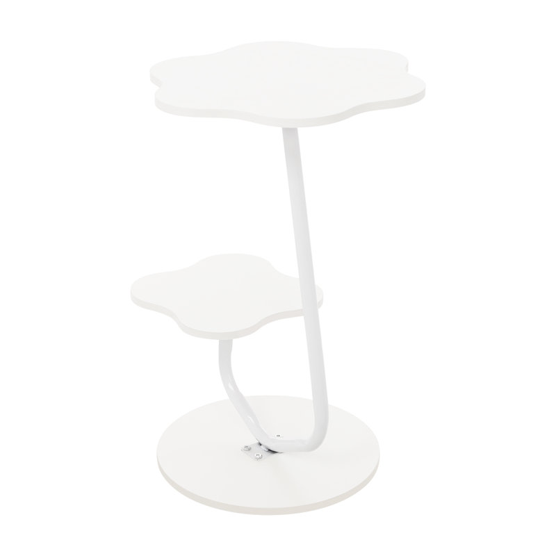 2-Tier Flower-Shaped Coffee Table, Side Table