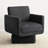 27" Wide Upholstered Swivel Armchair (Set of 2)-803587960