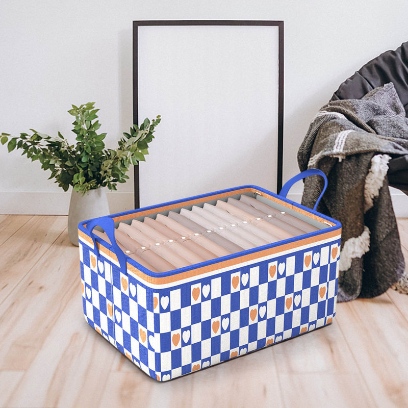 Clothes Storage Bags Large Capacity Clothes Storage Bins Foldable Closet Organizers Storage Containers With Handles Thick Fabric For Blanket Comforter