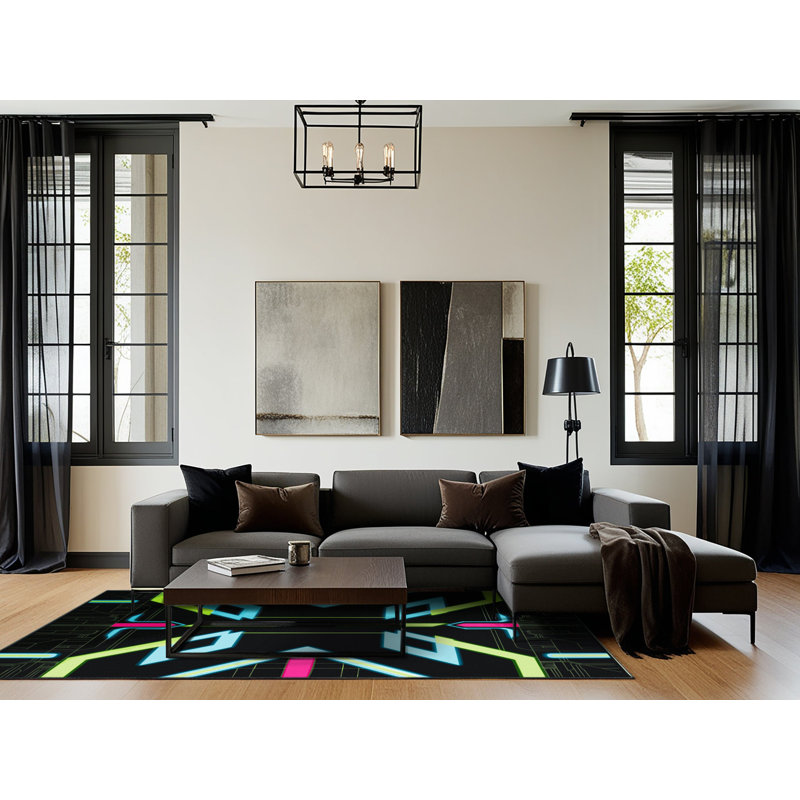 Electro Current Rug, Rectangle 8' x 12'