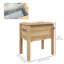 Glacière 54 po en bois pour patio