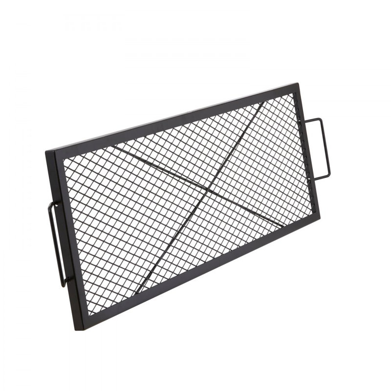 15'' Rectangle Fire Pit Tool, 1" H x 44" W x 15" D