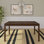 Classic 4-Leg Rectangular Solid Wood Dining Table