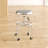 Guisasola Adjustable Height Ergonomic Lab Stool with Footring Wheels