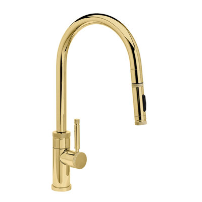 Industrial Plp Pulldown Faucet - Toggle Sprayer - Angled Spout