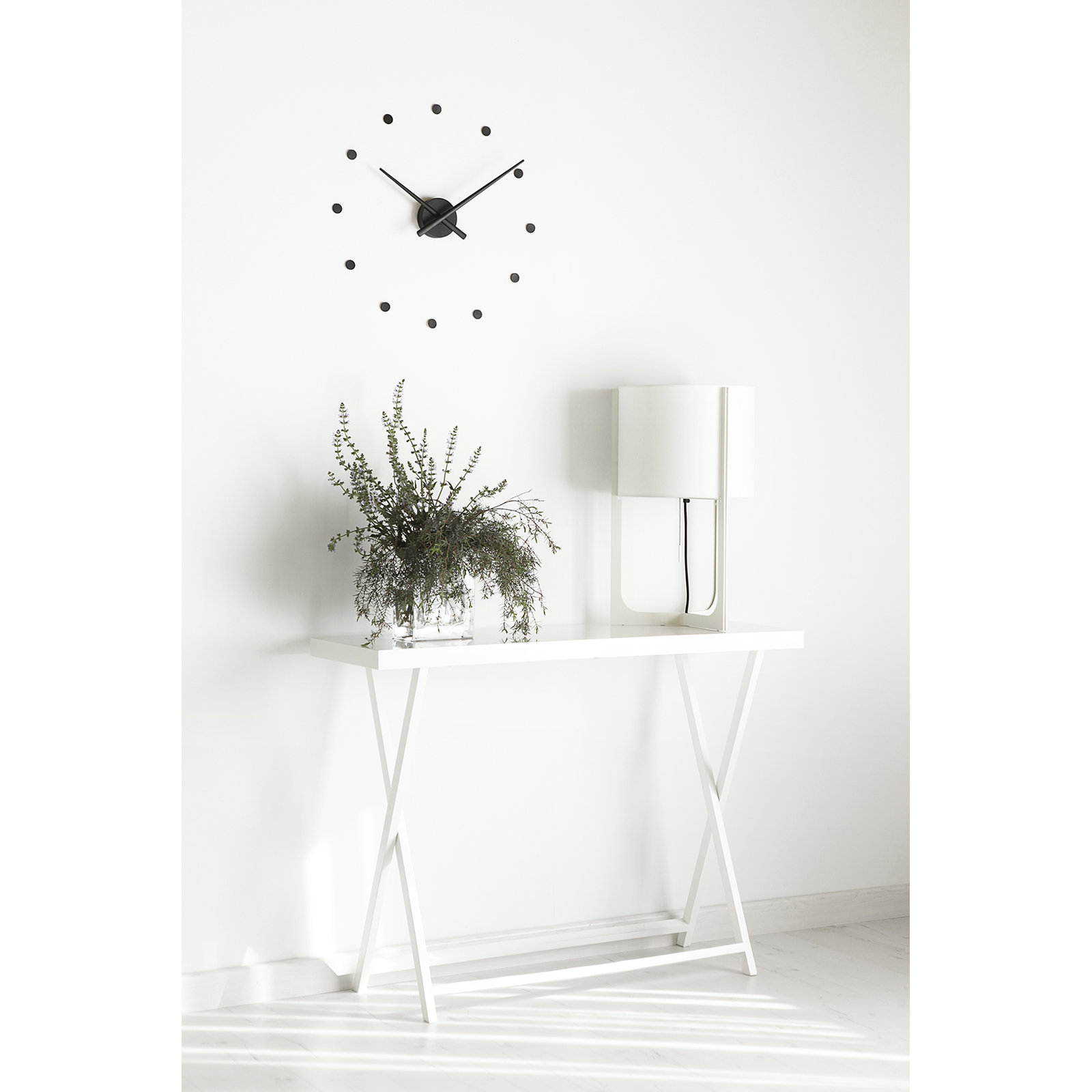 OJ Wall Clock, Black, Small