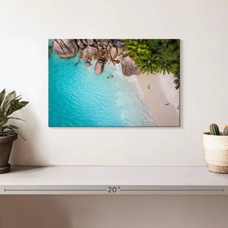 Gillard Shark Beach Seychelles, 8" H x 12" W