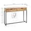 Console black-acacia 100x75x35 cm
