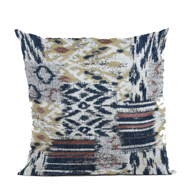 Oreiller de luxe en Damas Free Spirit, 20 po x 20 po, Coussin décoratif