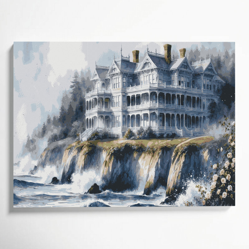 Art mural sur toile Coastal Coastal Victorian Plus, H 11 po x l 14 po